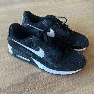 Nike Women's Black Sneakers with White Accents